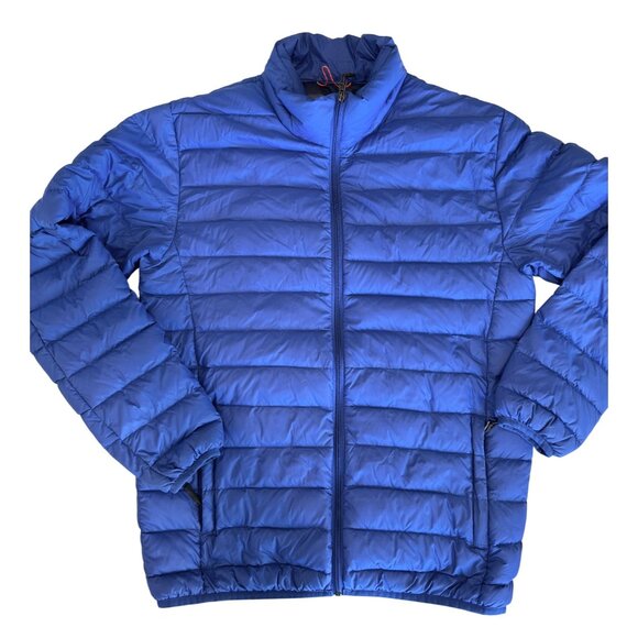 Hawke & Co Sport Performance Men’s Jacket S Blue Down Puffer Full-zip - Picture 1 of 9